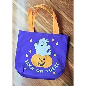 Trick Or Treat Bag ost‎ Purple Orange Candy Lillian Vernon 669J